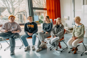 S. Kober im Gespräch (Foto Schöb)